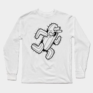 Running cactus Long Sleeve T-Shirt